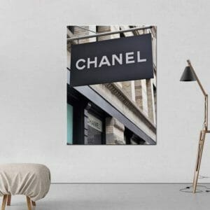 Coco Chanel Wall Art | Fashion Wall Art | Chanel Decor