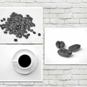 Coffee Beant and Coffee Mug Wall art set of 3
