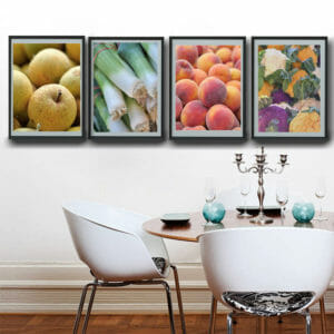 Vegetable and Fruit Wall Art Set