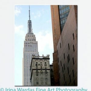 Empire State Building | Manhattan Vertical Architecture Wall Art