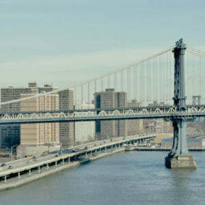 New York Skyline and Manhattan Bridge Wall Art