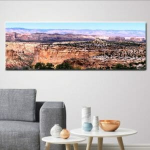 Utah Red Canyon Panoramic Wall Decorw