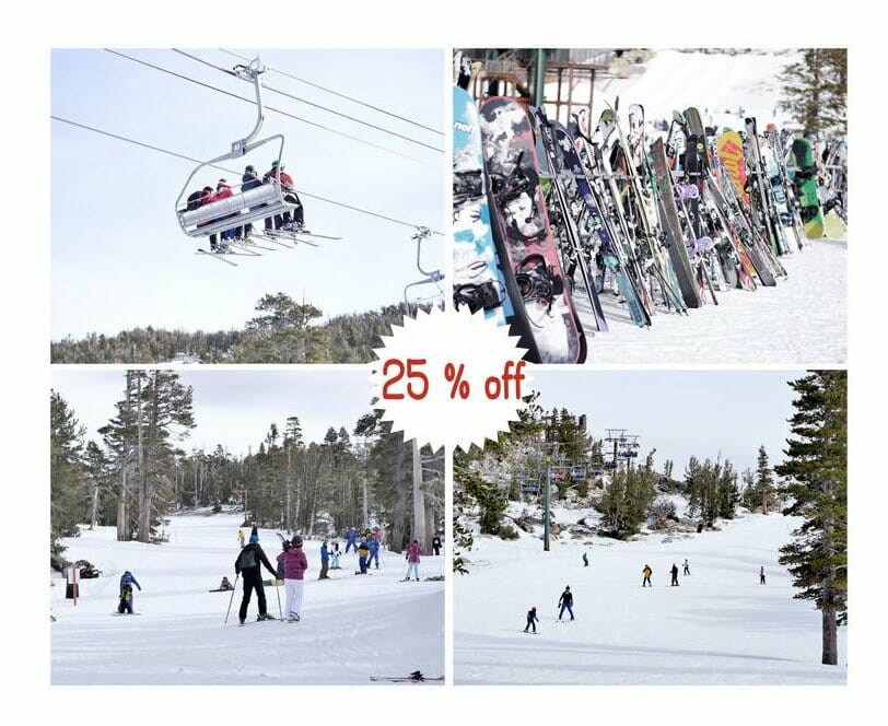 Skiing Wall Art Set | Heavenly Mountain Resort | Winter Sports Wall Decor