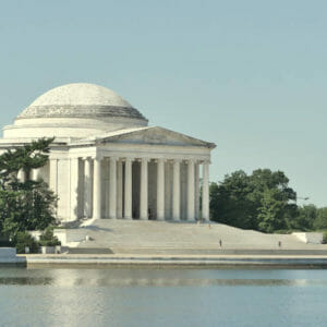 Washington DC Travel Wall Art | Jefferson Memorial | DC Architecture